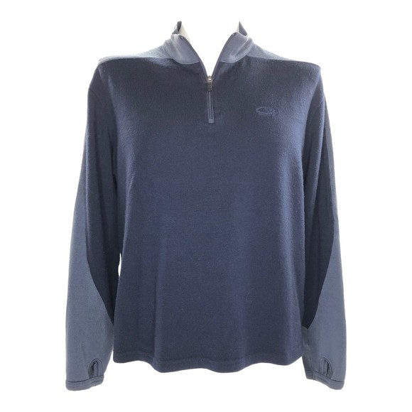 Ice Breaker Men's Original Long Sleeve Quarter Zip Top 320 Sport Merino Wool M - Picture 1 of 8